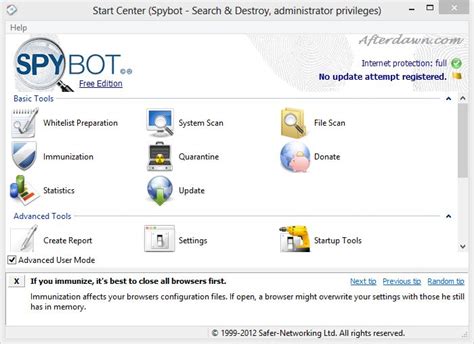 spubet|spybotsd windows 10.